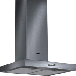 Bosch DWB064W50B Chimney Cooker Hood, Brushed Steel